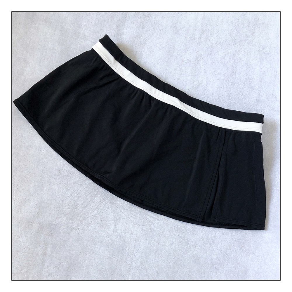 Nike Black Swim Bathing Suit Skirt Bottom